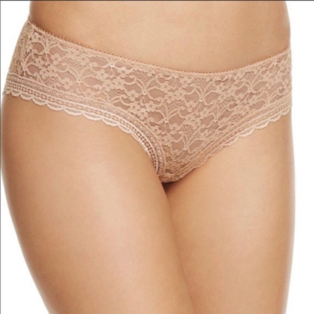 FREE PEOPLE Lace Hipster L NWT